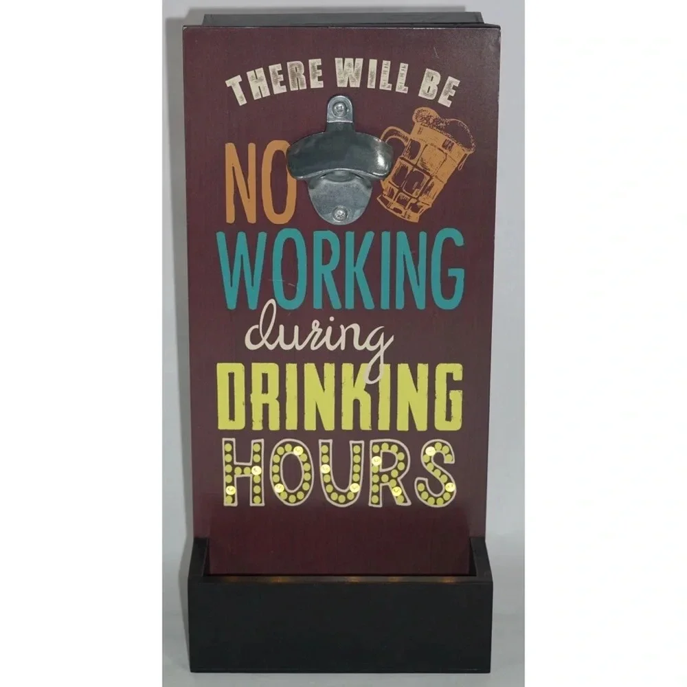 Bottle Opener On Tap LED Wall Mounted Opener